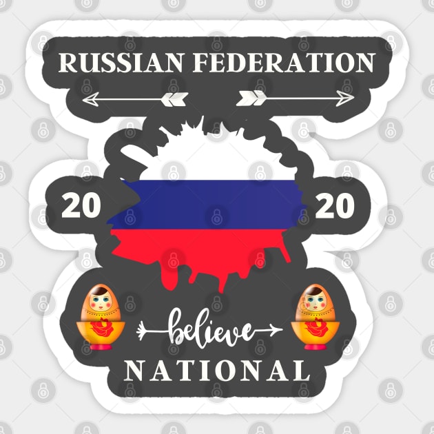 RUSSIA 2020 Sticker by Grishman4u